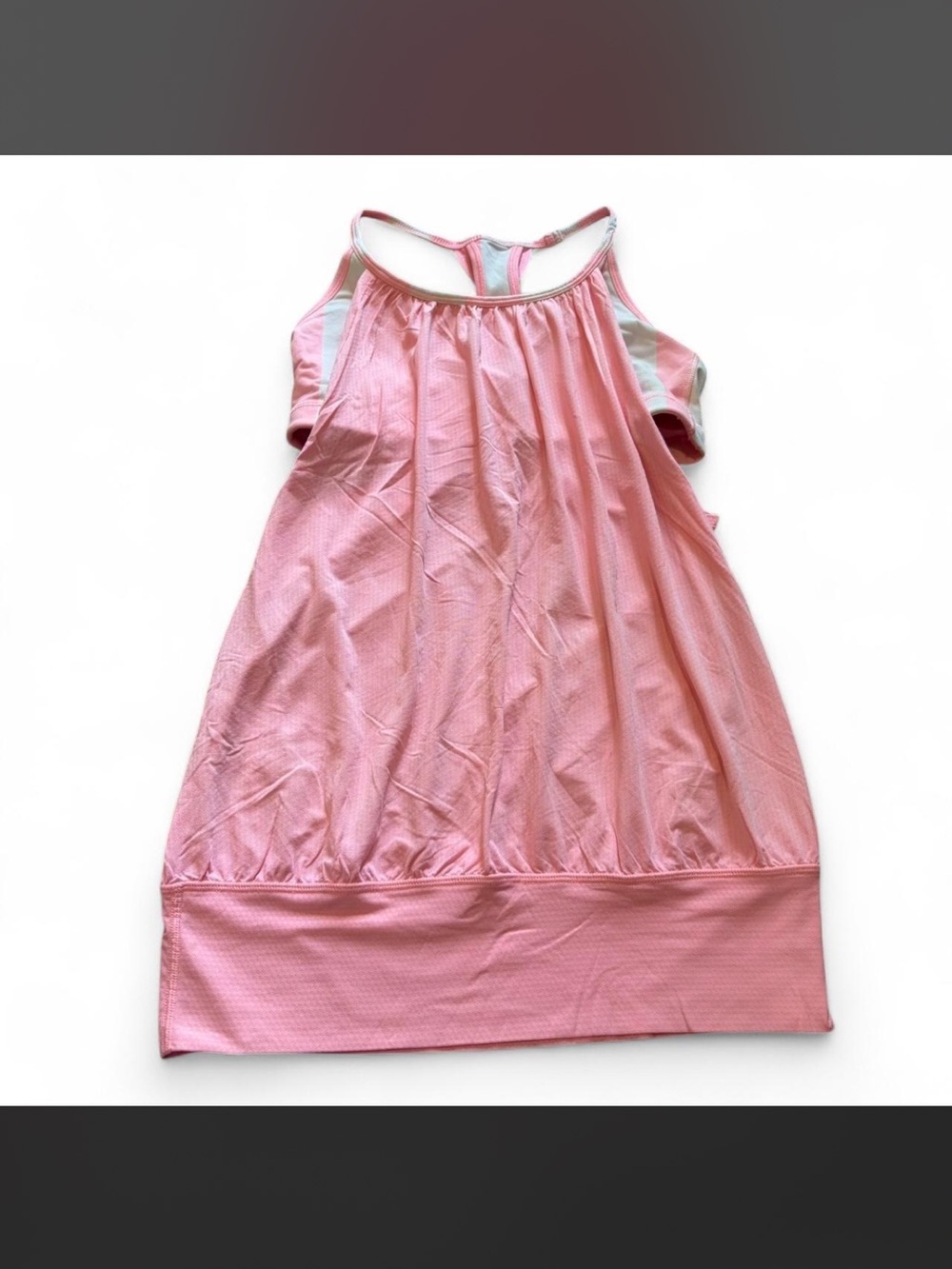 Vintage Lululemon Pink Stripe Tank Top